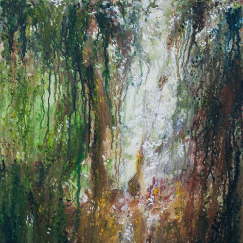 Drei Waldlichtungen Drei Waldlichtungen. Öl auf Leinwand.