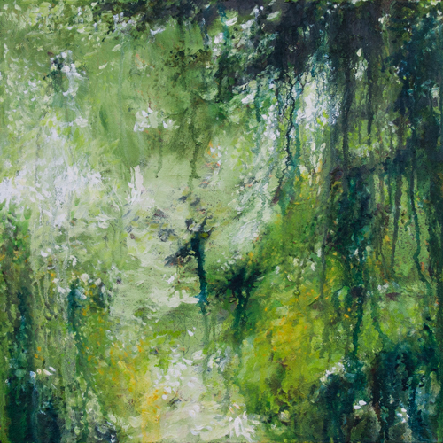 Drei Waldlichtungen Drei Waldlichtungen. Öl auf Leinwand.